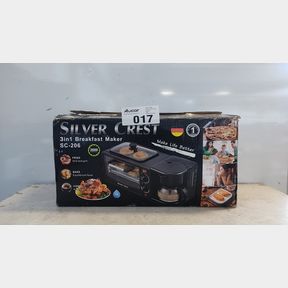 3-IN-1 HOME MULTI-FUNCTIONAL BREAKFAST MAKER COFFEE MECHANICAL OVEN MINI - BREAKFAST MAKER - NO GLASS LID