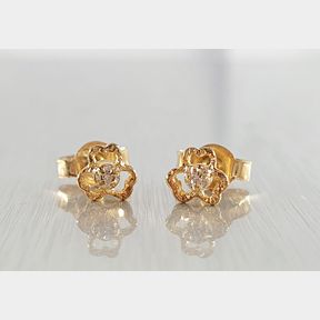 9CT YELLOW GOLD EARRINGS - 51929/1248
