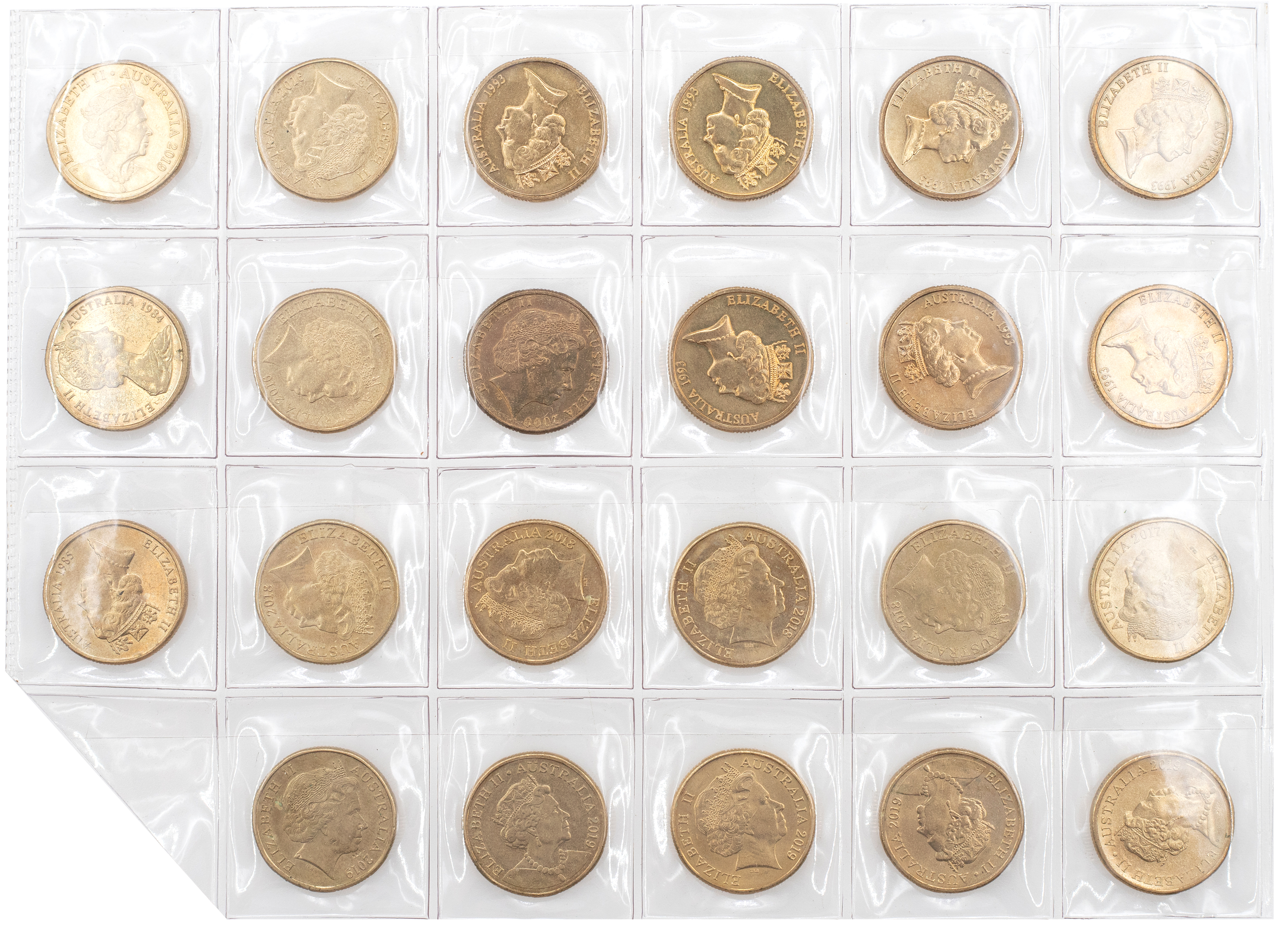 Elizabeth II, One Dollar, 1984 - 2019, UNC - CHU