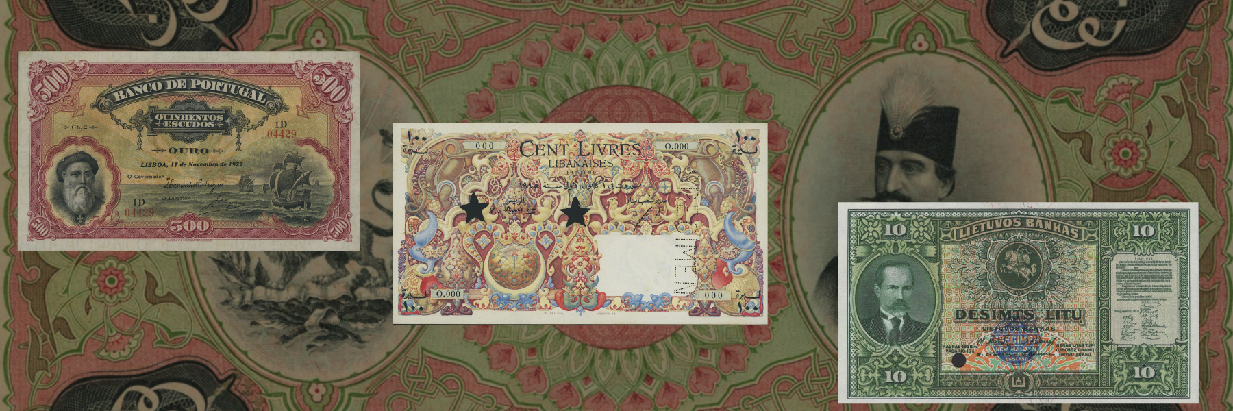 25300 World Banknotes E Auction Spink