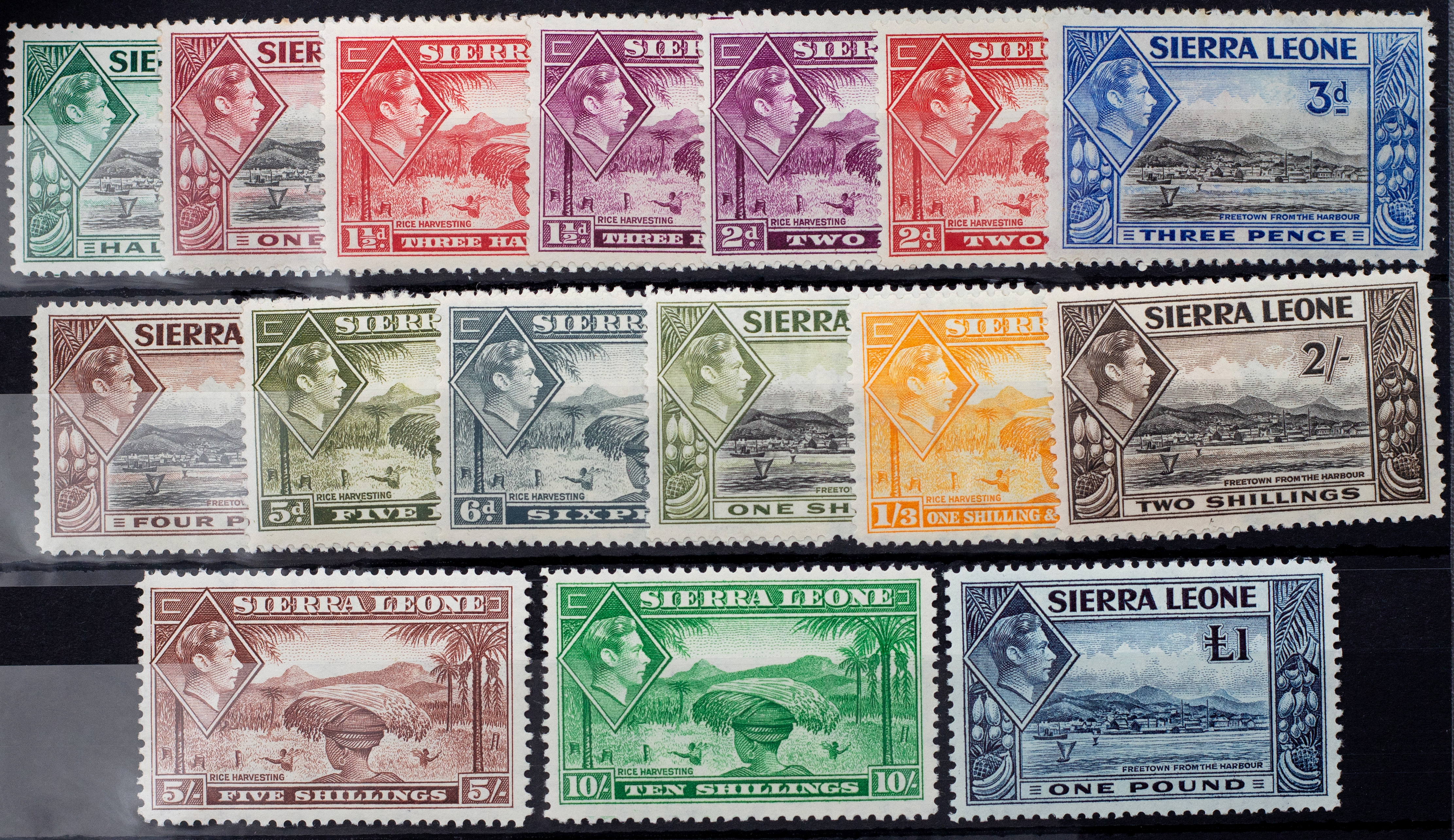 Sierra Leone, KGVI Definitives, 1938, Good