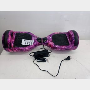 SELF BALANCE SCOOTER6.5 HOVERBOARD-LED-BLUETOOTH-REMOTE-BAG-GALAXY PINK -