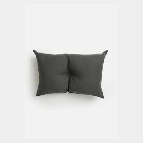 Zia Blowfilled Cushion - Charcoal - Cushions Throws-bar A876-8A49-D84B - 51731/1215 B2 (S9)