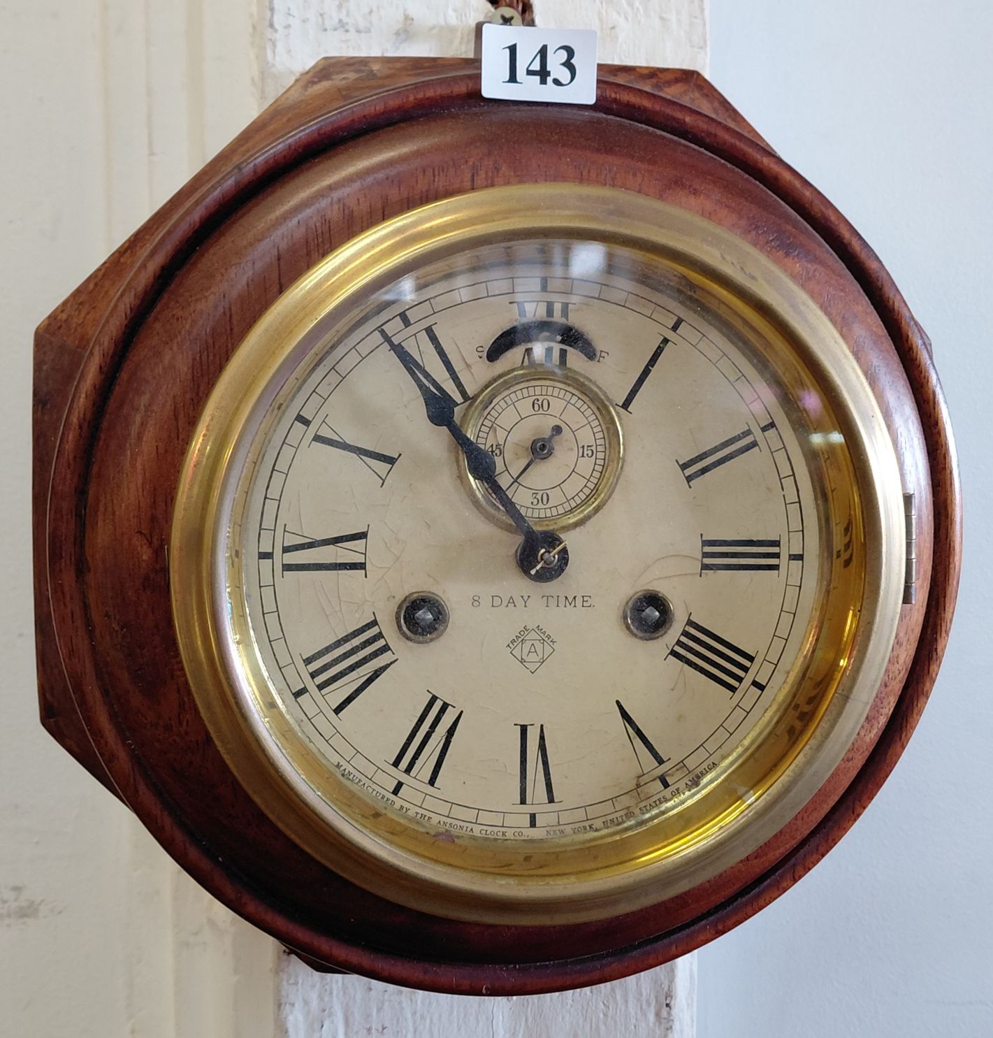 ANSONIA WALL CLOCK