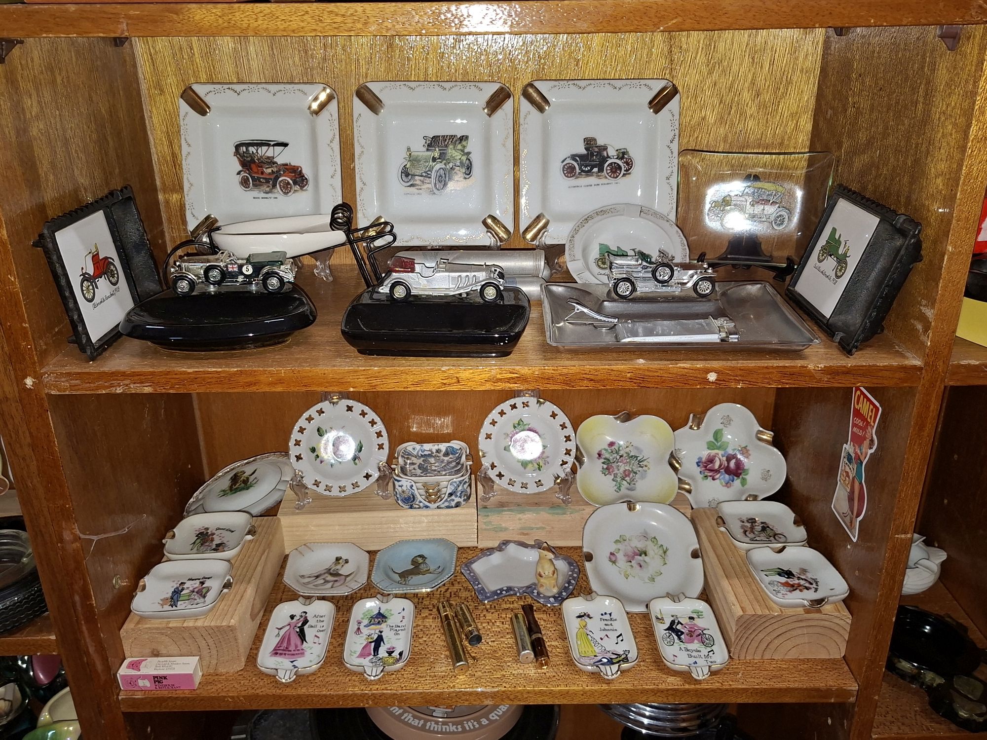 Collection Of Smokers Ashtrays