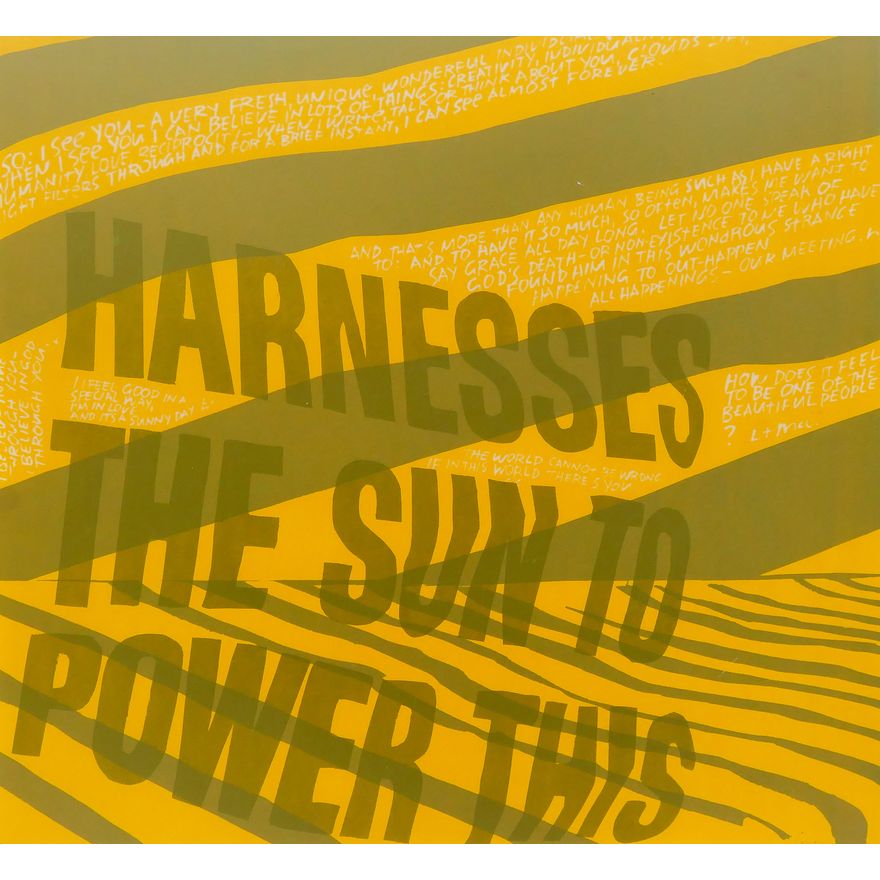 Corita Kent ''Harness the Sun'' 1967 Lithograph