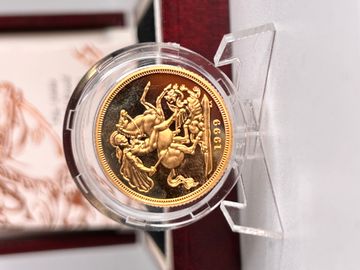 1999 ELIZABETH II PROOF GOLD SOVEREIGN