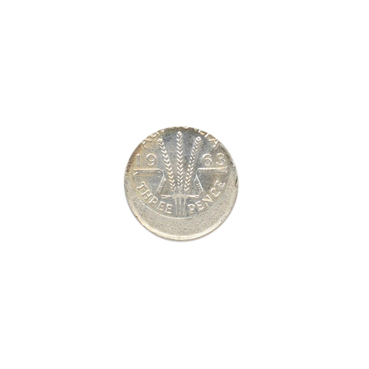 Elizabeth II, Threepence, 1963, aUNC