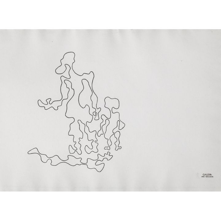 Władysław Strzemiński | Postać z dzieckiem, z cyklu Białoruś Zachodnia, 1939/1985