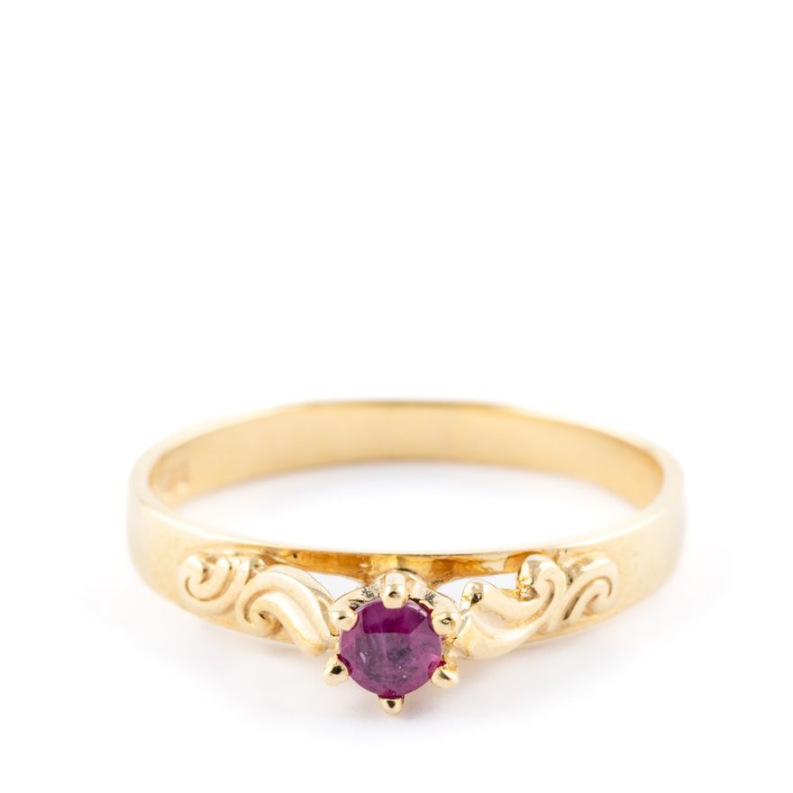 Vintage Ruby Ring 9ct