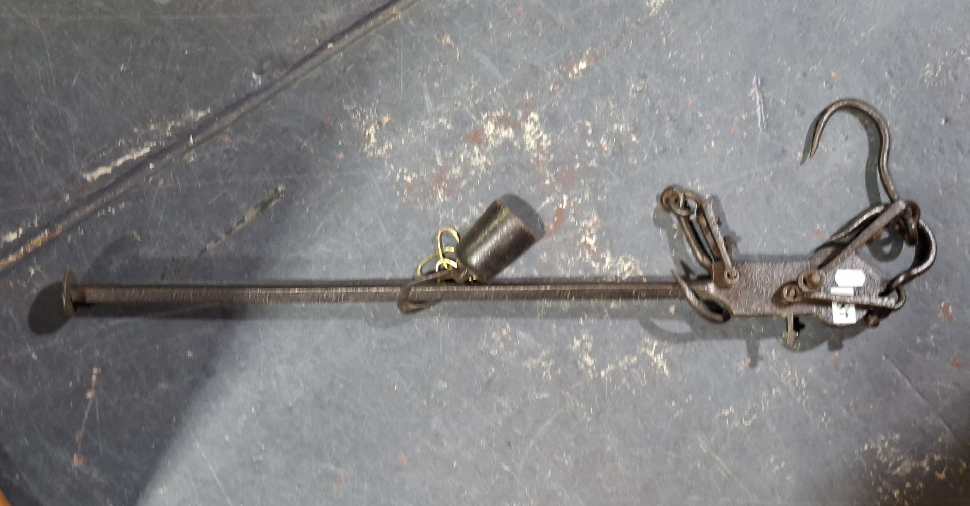 Antique Cast Iron Hanging Scale