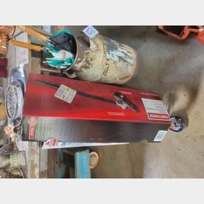 Craftsman brush cutter with extra trimmer head and accessories