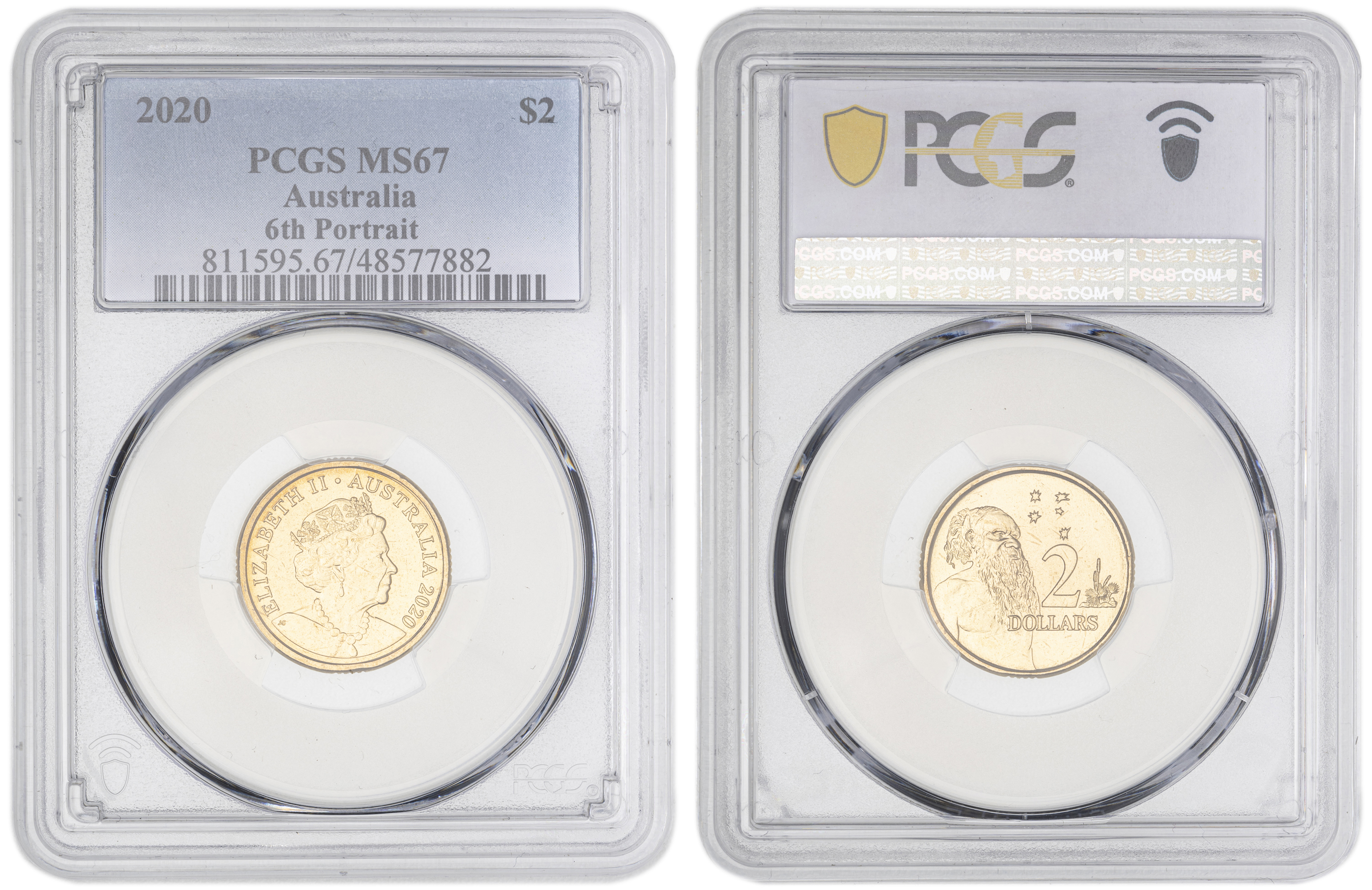 Elizabeth II, 6th Portrait , Two Dollar, 2020, PCGS MS67