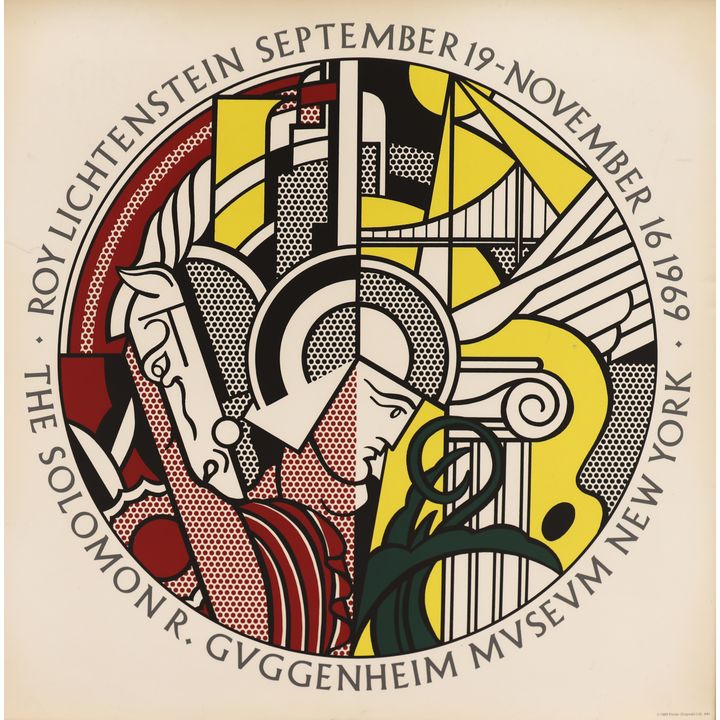 Roy Lichtenstein ''The Solomon R. Guggenheim'' 1969