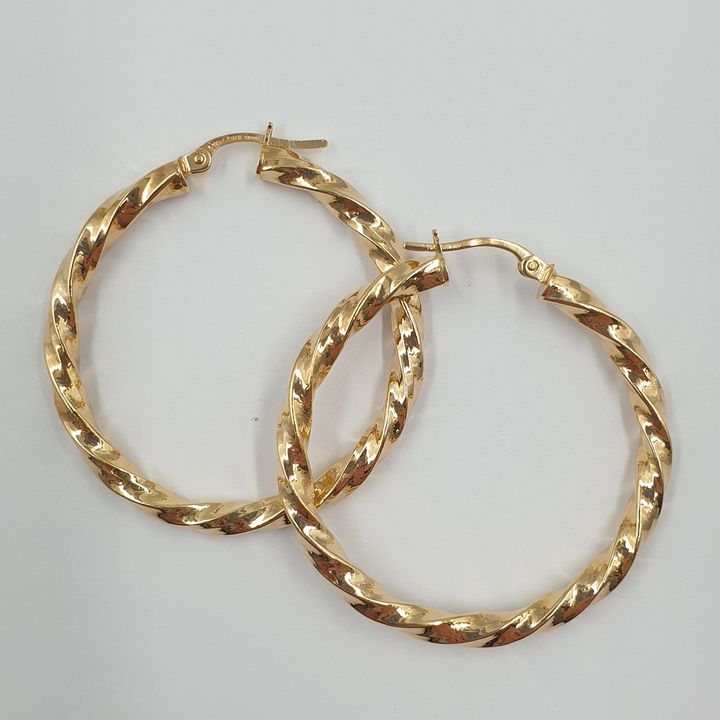 9ct Y/G Earrings