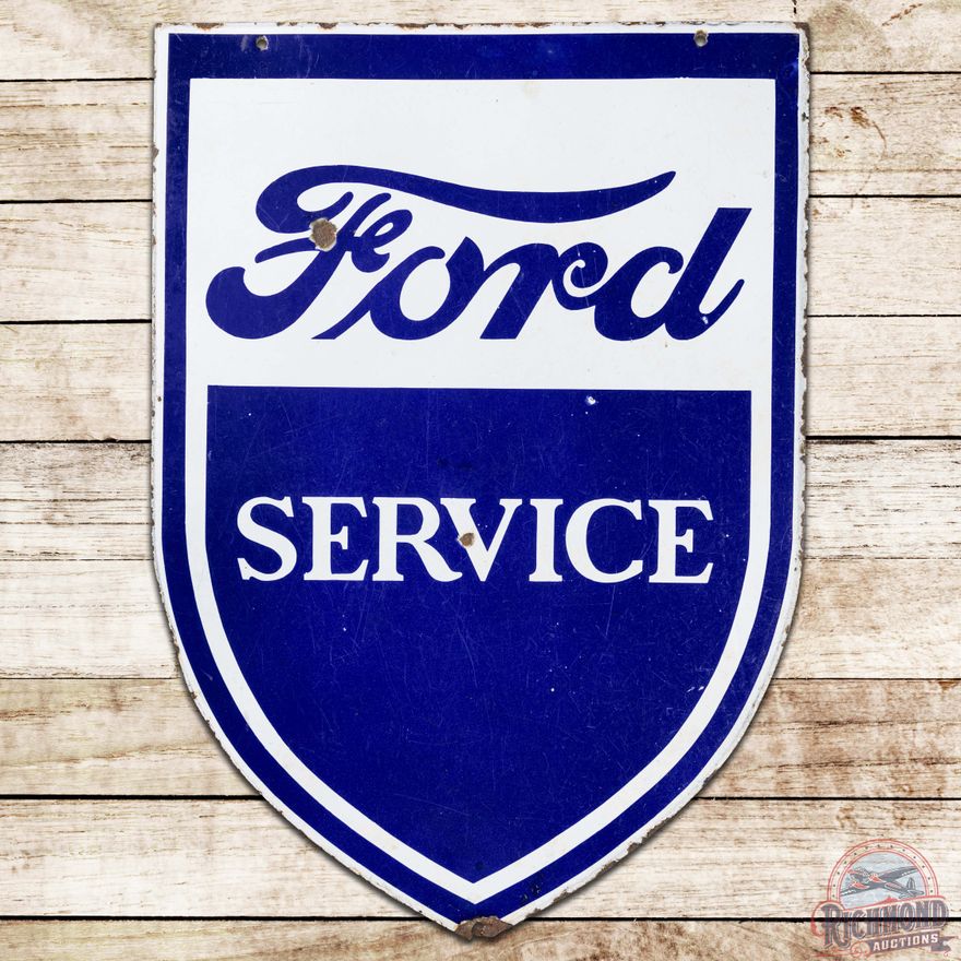 Early Ford Service DS Porcelain Sign