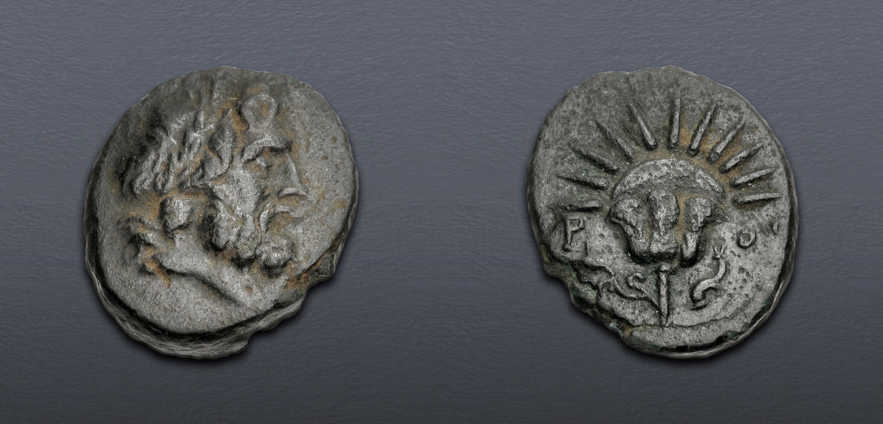 ISLANDS off CARIA, Rhodos. Rhodes. Circa 120-84 BC. Æ (14mm, 2.99 g ...