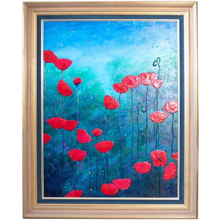 Damian Thompson, 'Crimson Poppies',