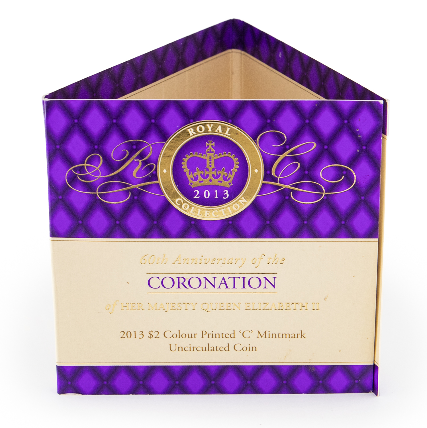 Elizabeth II, QEII 60th Coronation, Two Dollars, 2013, UNC