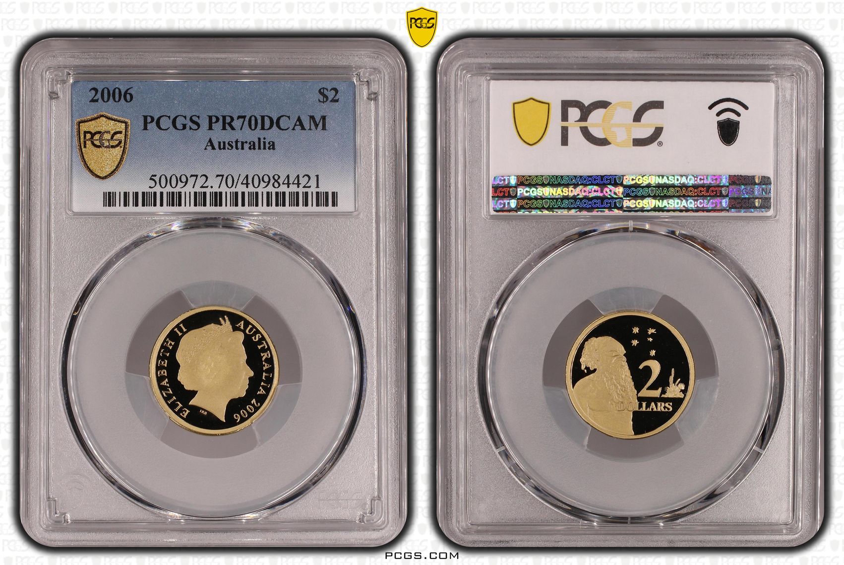 2006 Australia Two Dollar, $2 PCGS - PR70DCAM POP 15/0 -421
