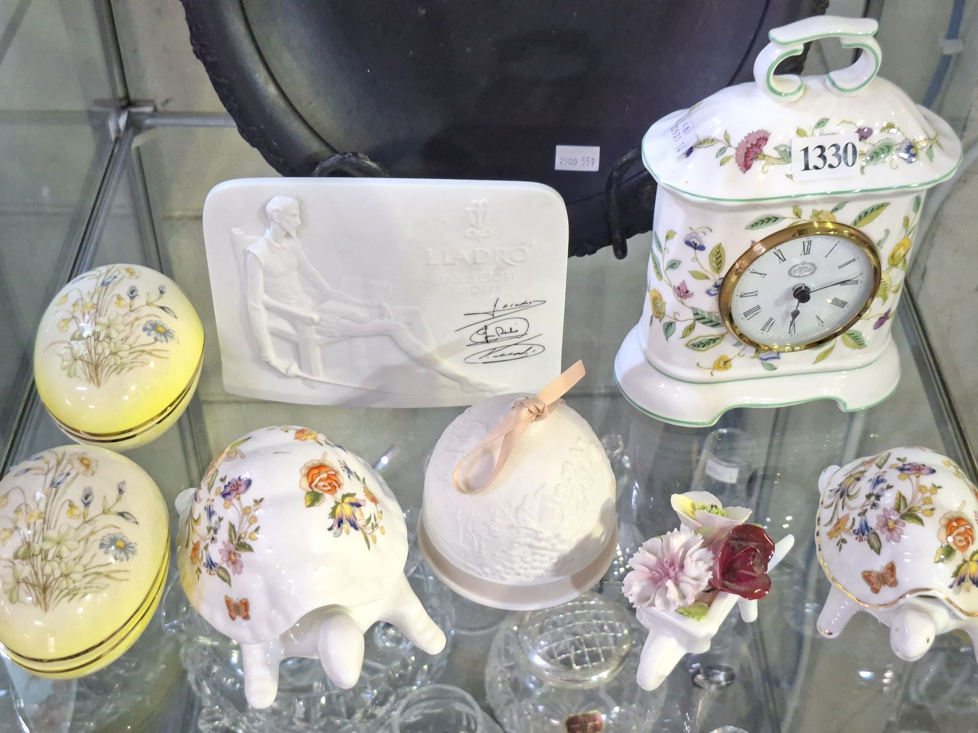 Small Collectable China And Clock