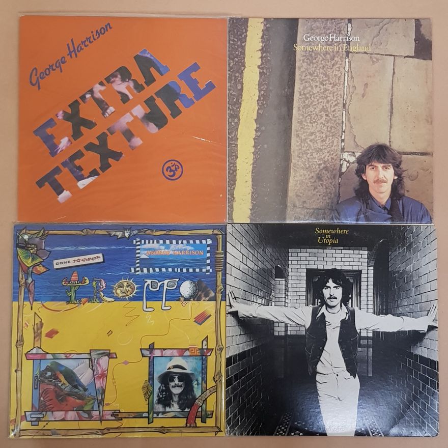 George Harrison Vinyl Records (x4)