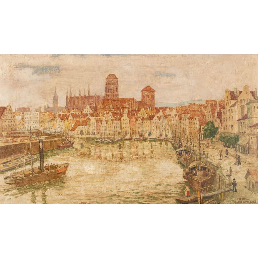 Karl Purrmann | Panorama Gdańska, przed 1939 r.