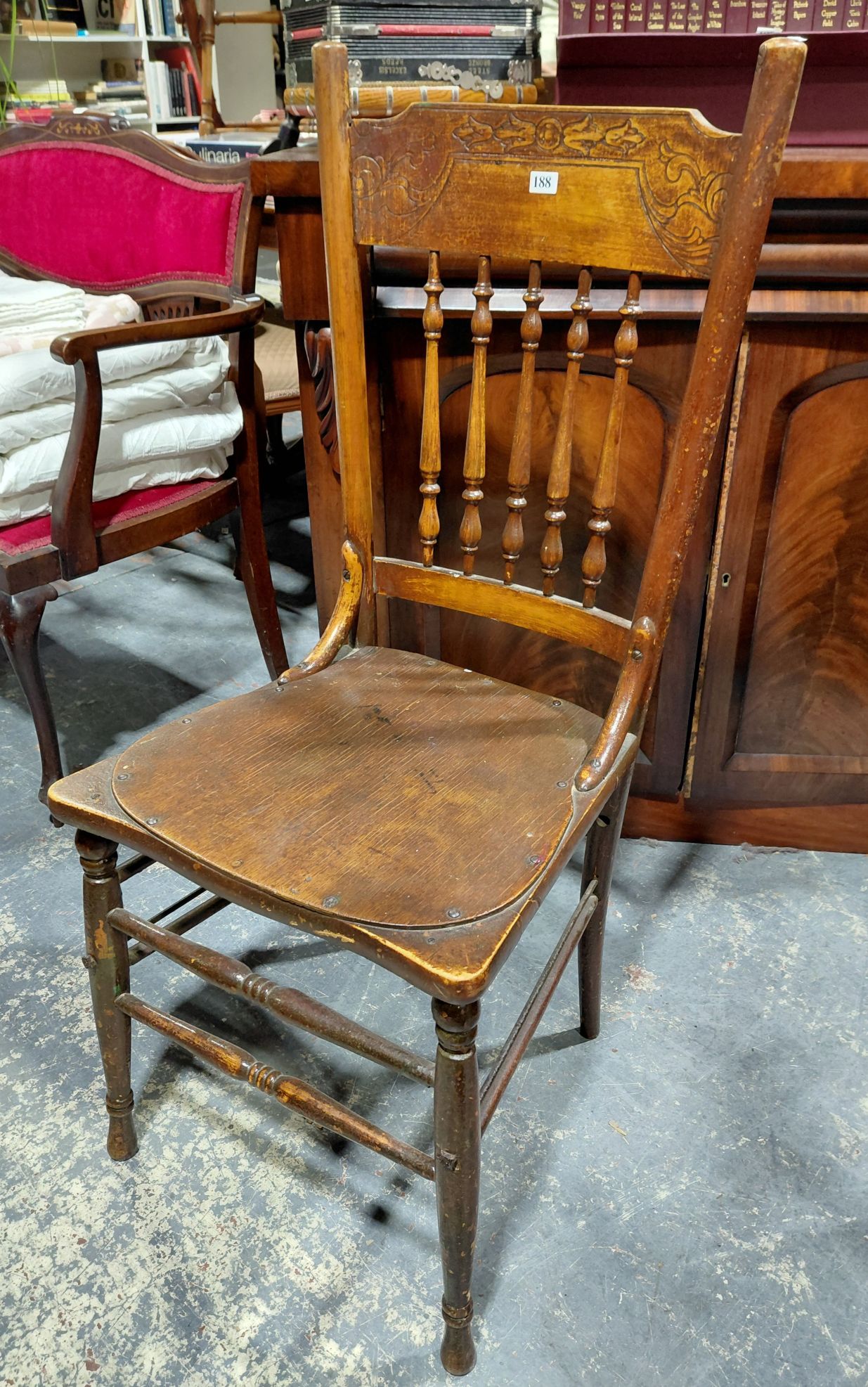 188 · SPINDLE BACK CHAIR