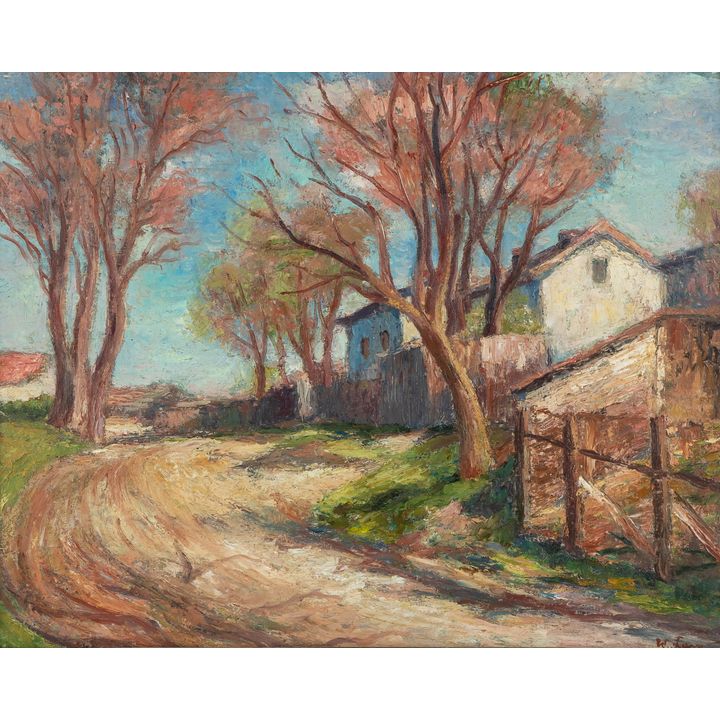 Władysław Lam | Wiejska droga (Krzemieniec)