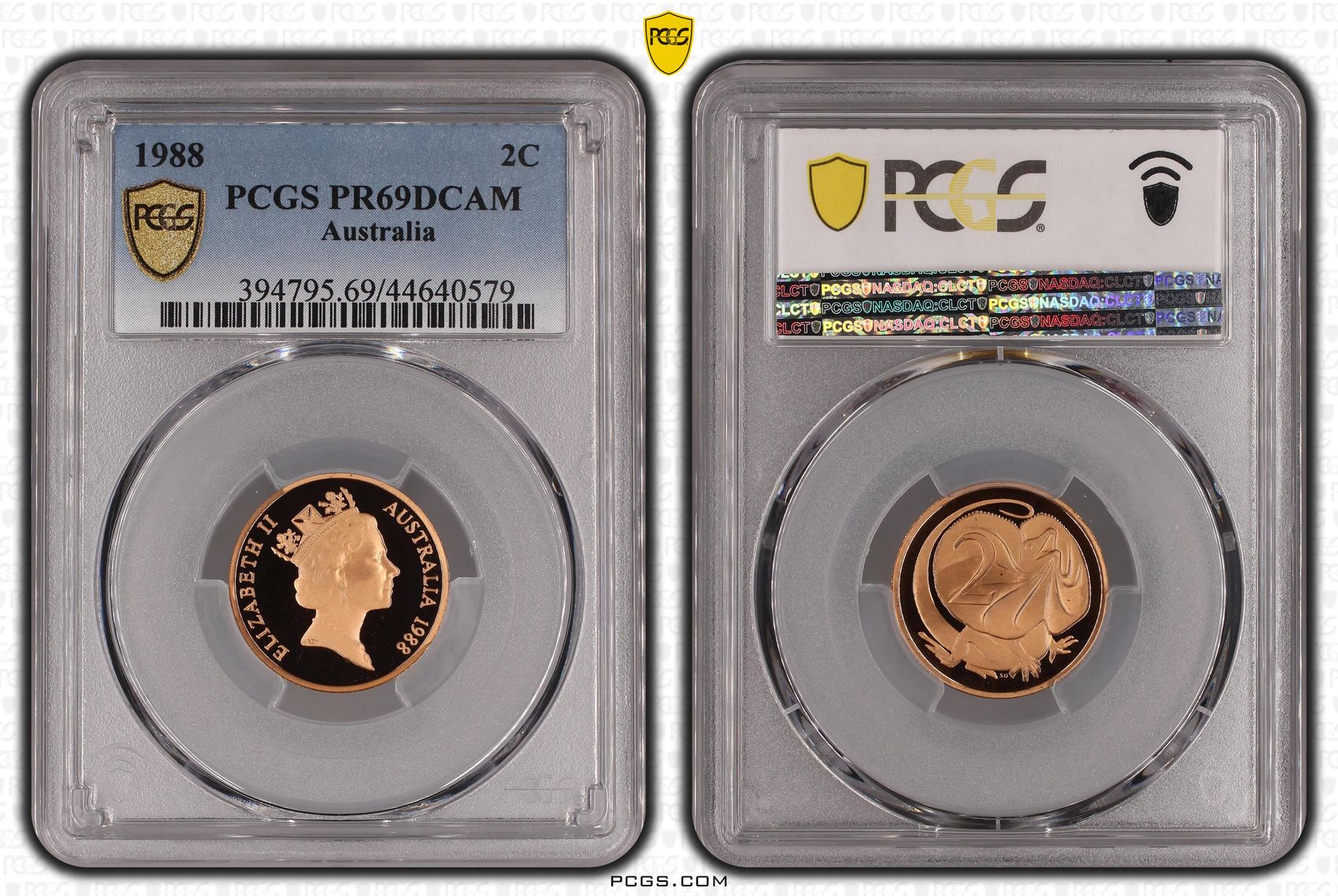 Two Cent, 1988, Pcgs Pr69dcam