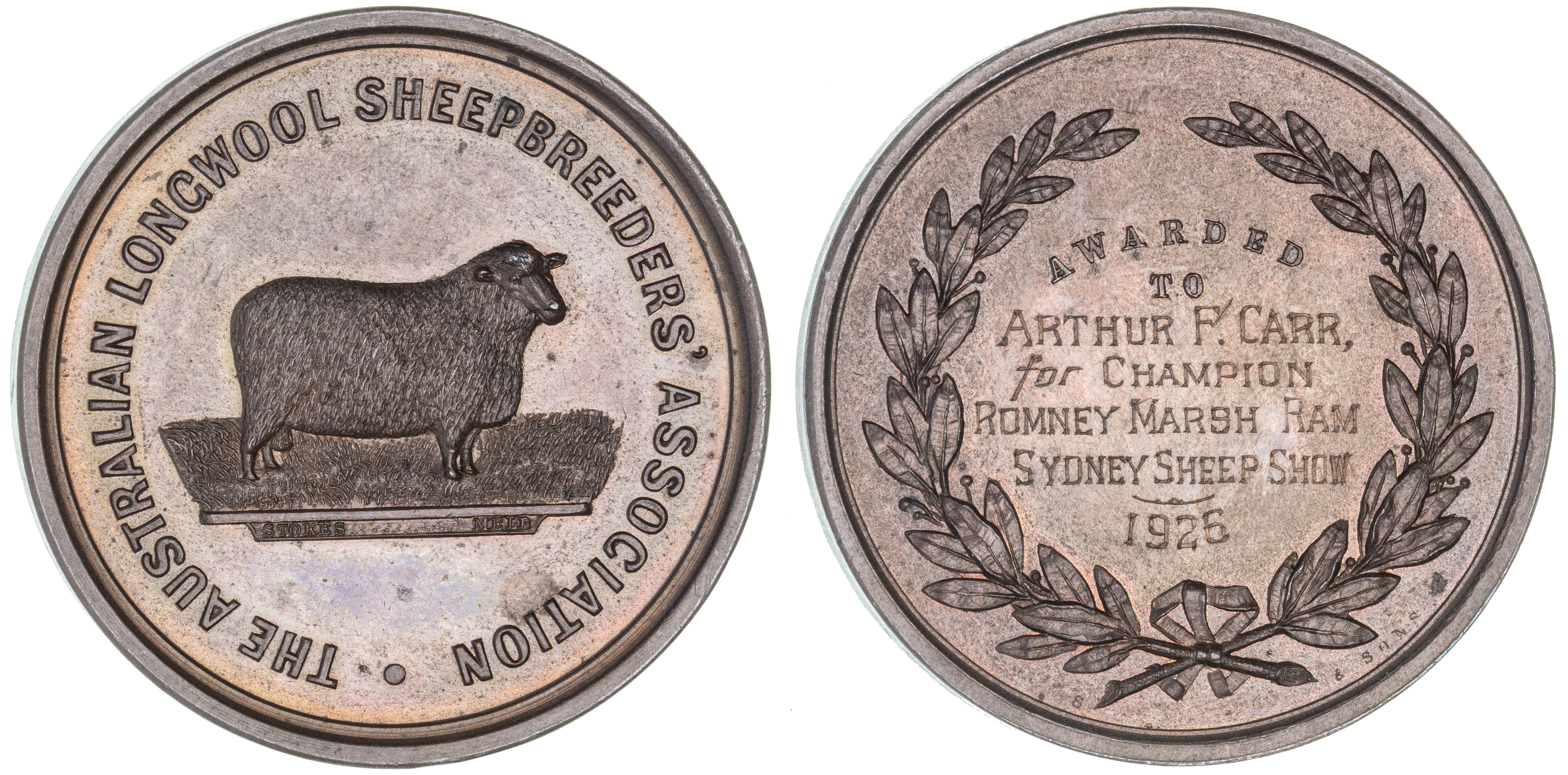 Australian Longwool Sheepbreeders' Association, 1926, gEF