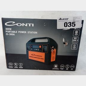 CONTI 300W POWER STATION | LITHIUM | DC- AC- USB | 298 WH | CI-300