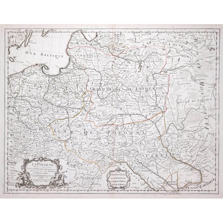 La Pologne dresée sur ce qu’en ont donne Starovolsk, Beauplan, Hartknoch...