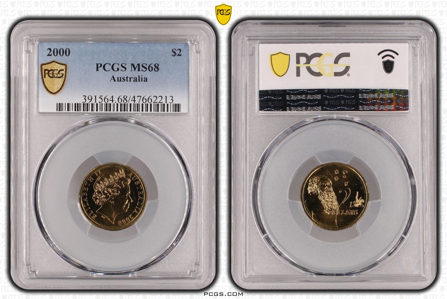 440 · Elizabeth II, Two Dollar, 2000, PCGS MS68
