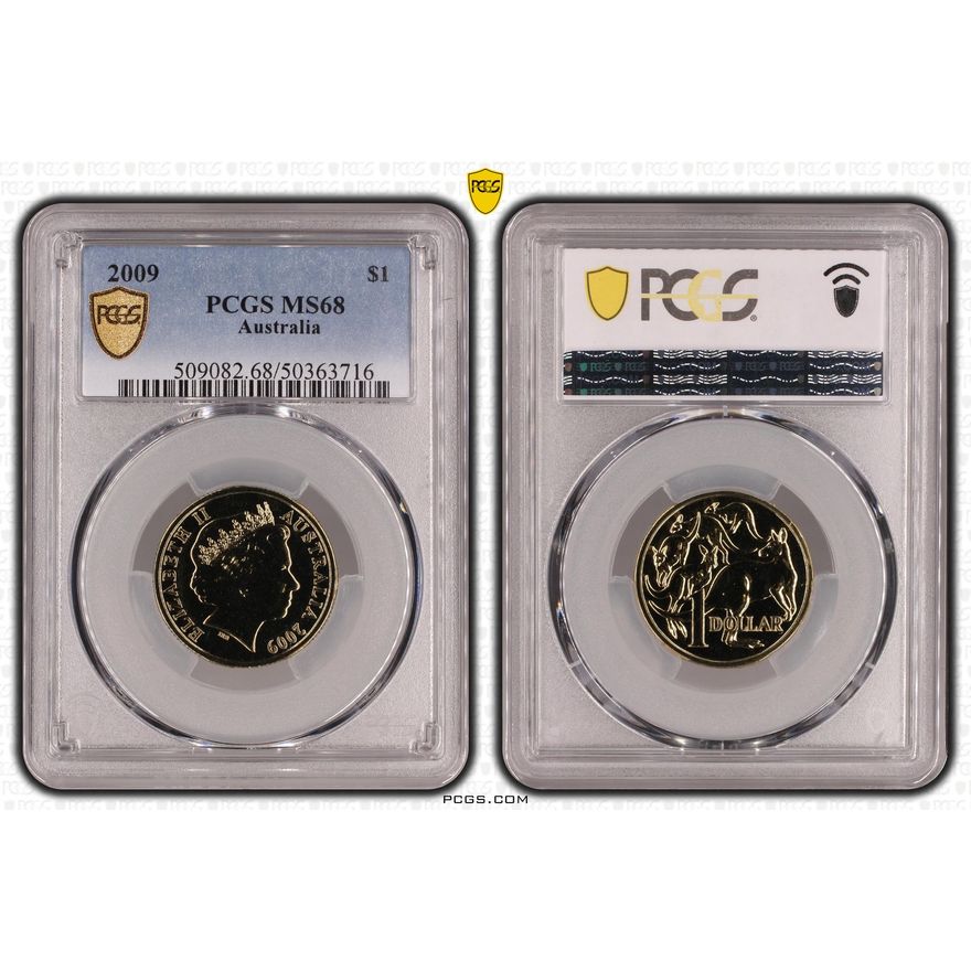 One Dollar, 2009, PCGS MS68