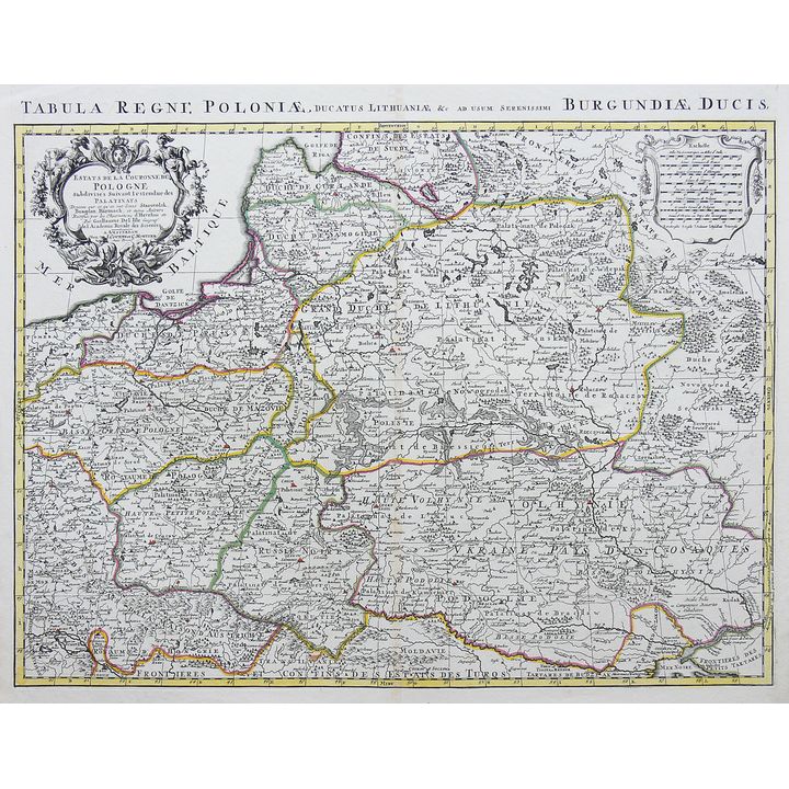 Jean Covens (1697–1774) Cornelis Mortier (1699-1783) | Estats de la Couronne de Pologne subdivise’s…