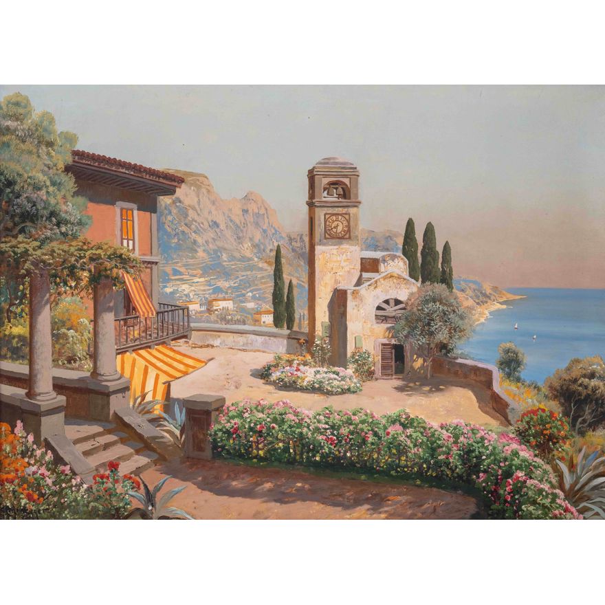 Gottfried Arnegger | Capri. Piazza Umberto