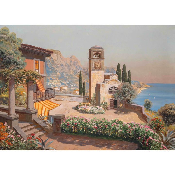 Gottfried Arnegger | Capri. Piazza Umberto