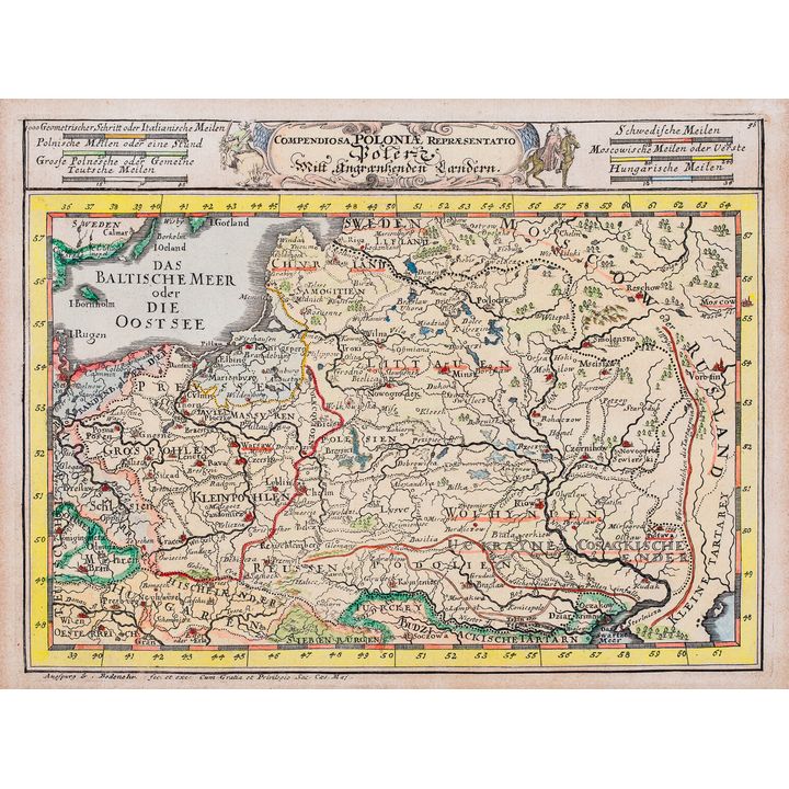 Johann Stridbeck | Compendiosa Poloniae repraesentatio Polen…