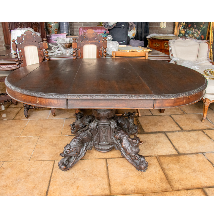 Mesa de comedor estilo Enrique II