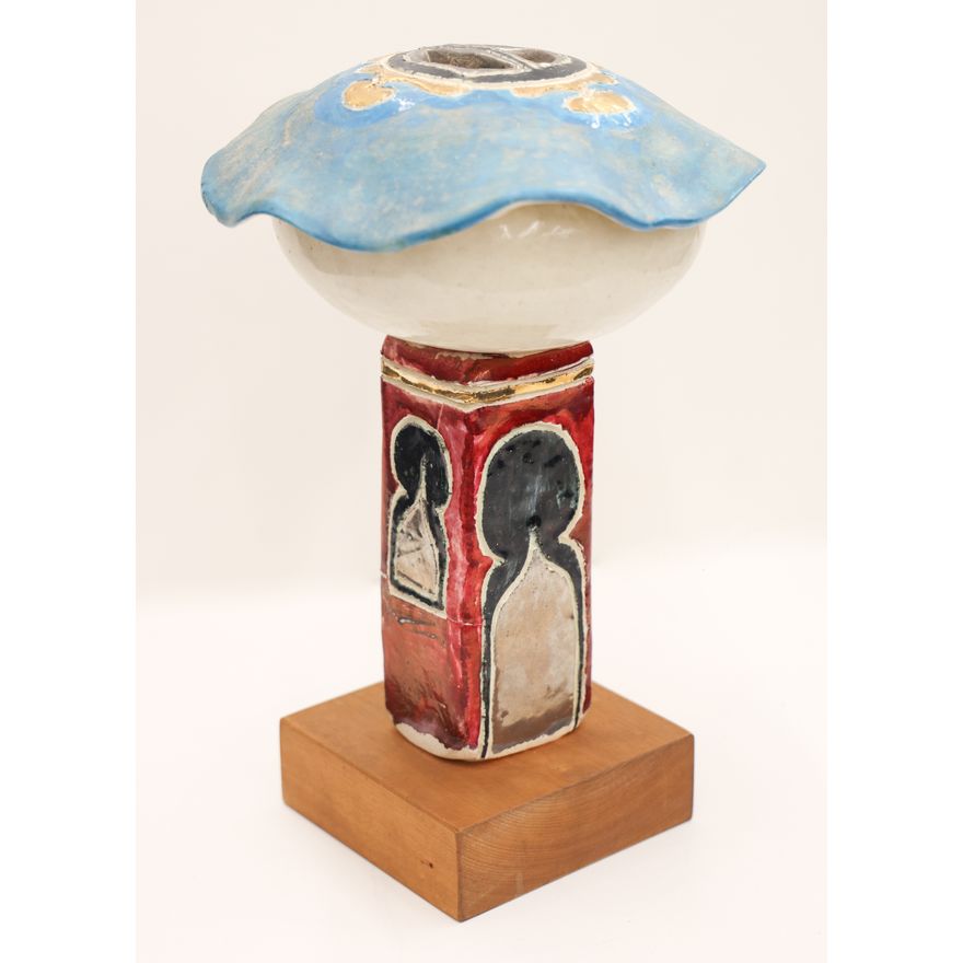 Ken Hendry ''Haunted Vase'' Ceramic