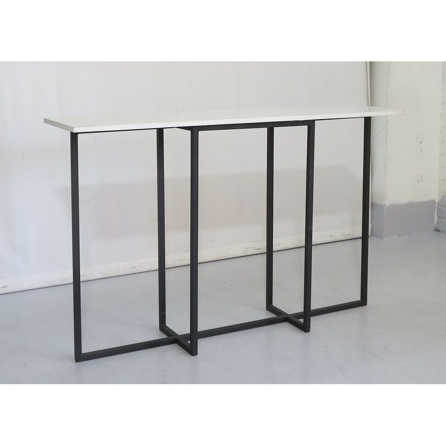 MARBLE TOP CONSOLE TABLE