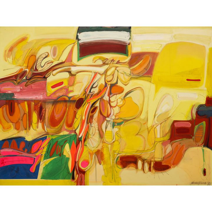 Robert Allen Nelson ''Untitled'' (Abstraction) 1970