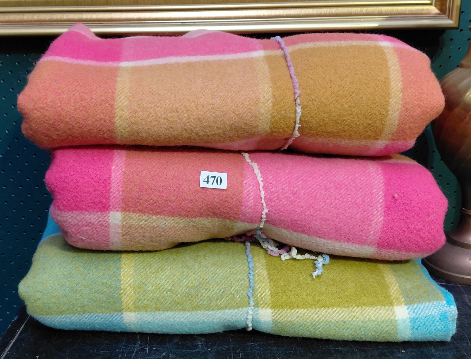 3 Vintage Woollen Blankets