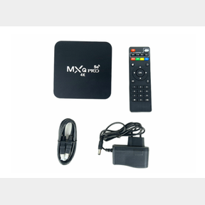 MXQ PRO 5G 4K ANDROID 10.1 TV BOX - TV BOX 2021 UPGRADED VERSION RAM- 4GB ROM 32GB WI-FI QUAD CORE HOME MEDIA PLAYER