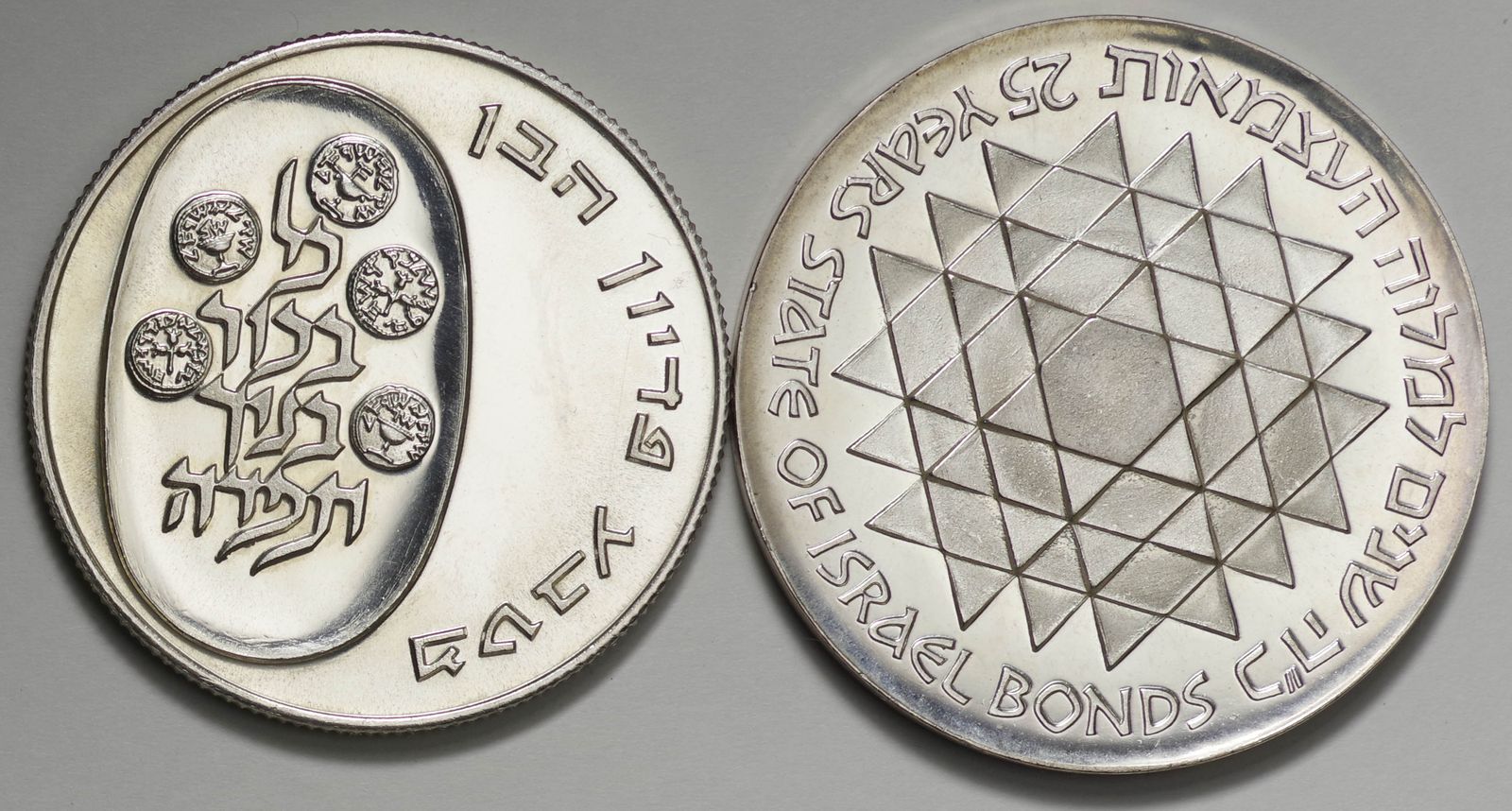 貨幣博物館 | イスラエル 1976年 イスラエル銀貨 25リロット 30枚