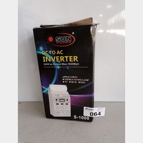 SUN SOLAR DC TO AC POWER INVERTER S-1000 (1000 WATTS) - S1000