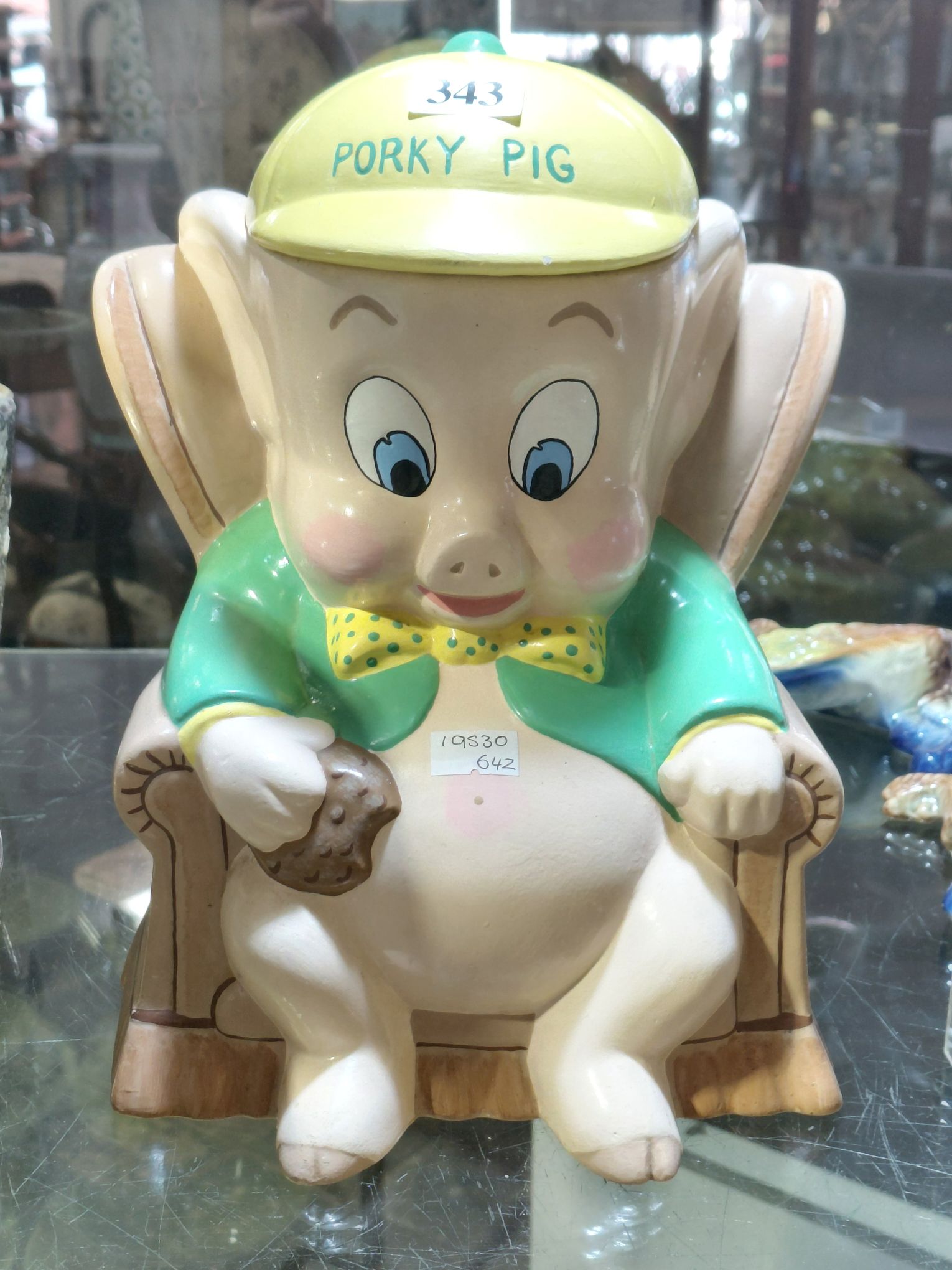 343 · PORKY PIG COOKIE JAR