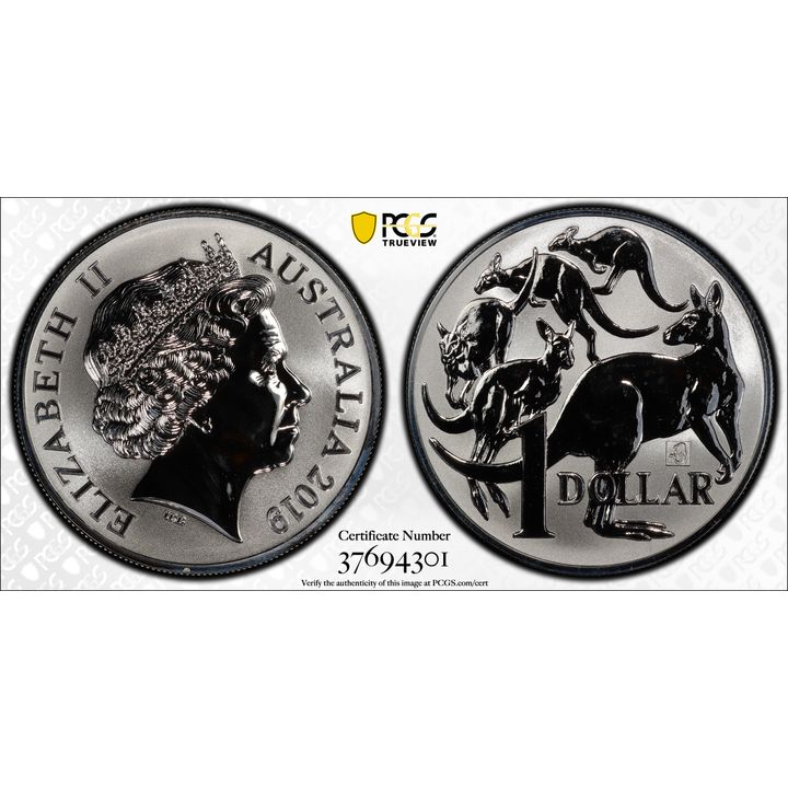 Elizabeth II, One Dollar, 2019 MS68
