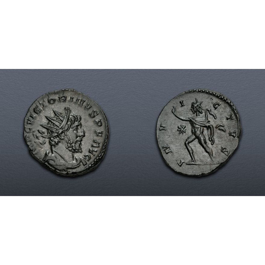 Victorinus Victorinus. Romano-Gallic Emperor, AD 269-271. Antoninianus (19mm, 3.10 ...